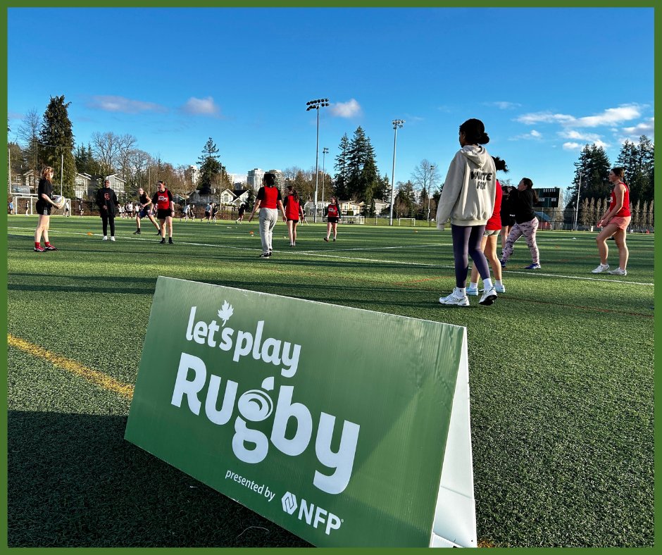 🏉 Récemment, notre programme « Jouons au rugby » a organisé une activité de vitalisation sur le terrain lors de la partie des @CanadaSevens; des élèves y ont participé et ont reçu des conseils d’entraîneur·euse·s expert·e·s de la part de joueur·euse·s de rugby. @RugbyCanada