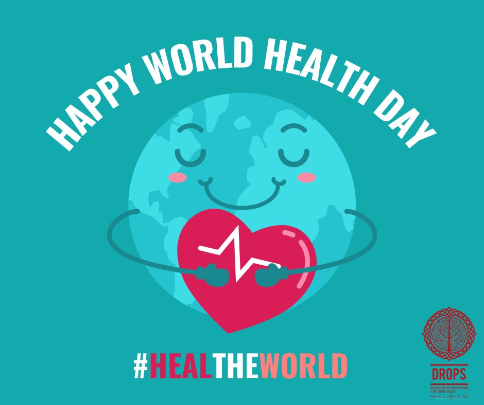 Happy World Health Day from all of us at DROPS! 🌍💚 Let's commit to fostering a healthier world for everyone. #WorldHealthDay #UN #HealTheWorld #DROPS