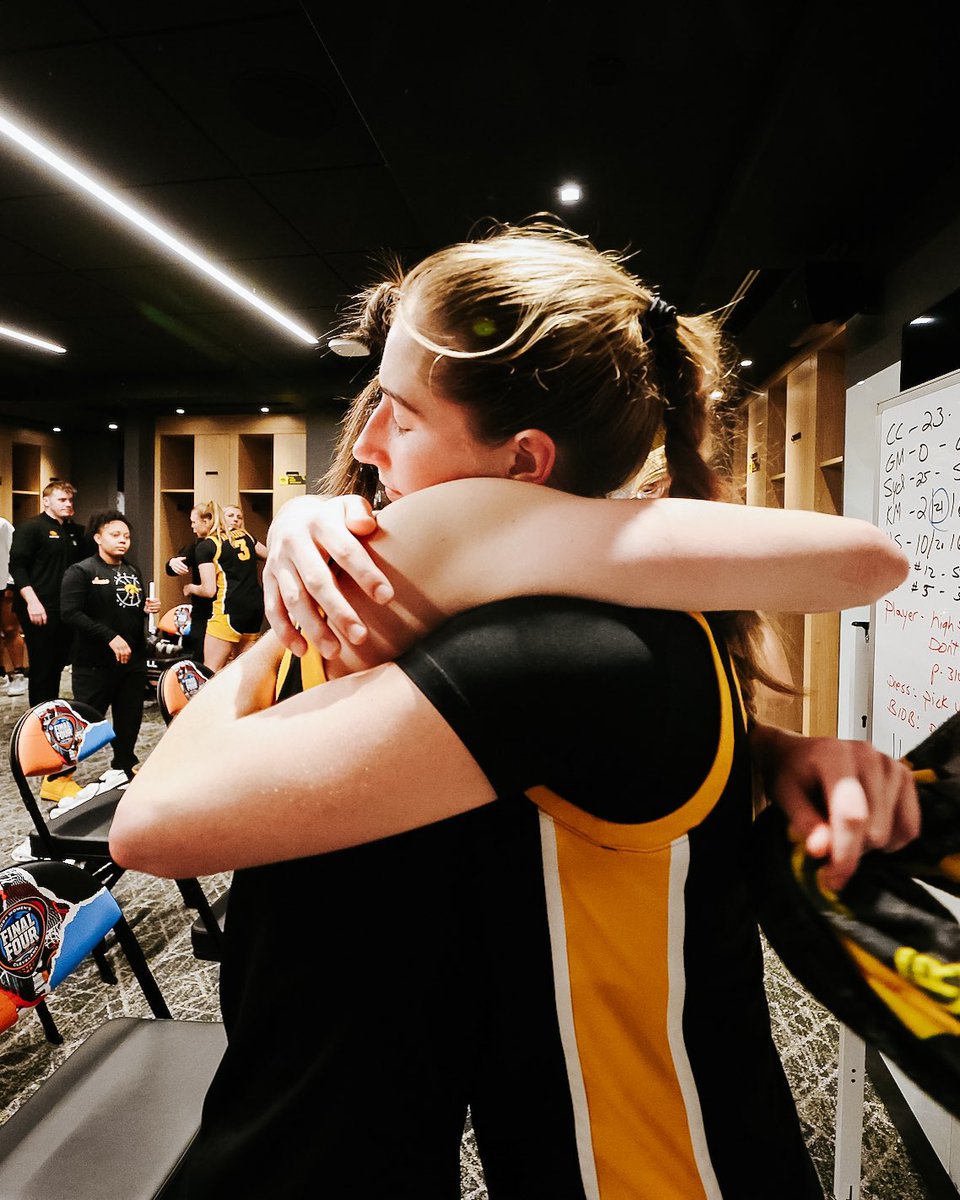 The heart. The captain. The 𝗚𝗹𝘂𝗲. We love you, @kate_martin22! #Hawkeyes