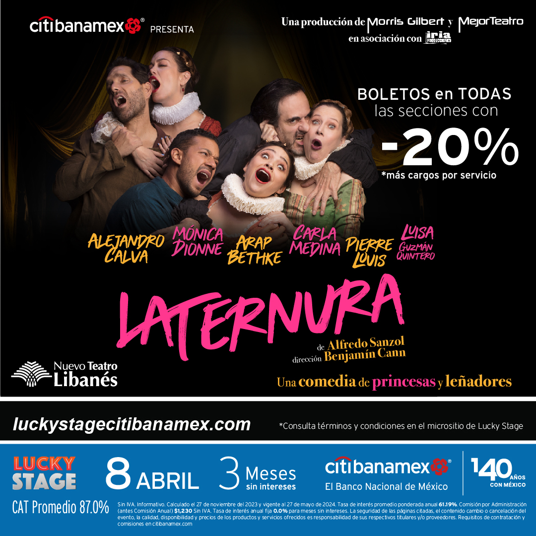 El lado más tierno de @Citibanamex lo puedes descubrir todos los lunes con los beneficios exclusivos que te ofrece para que no te pierdas de #LaTernura. 🍀 Lunes de #LuckyStage 💚 #ExperienciasCitibanamex ✅ Boletos con -20% 🎟️ bit.ly/LTLuckyStage