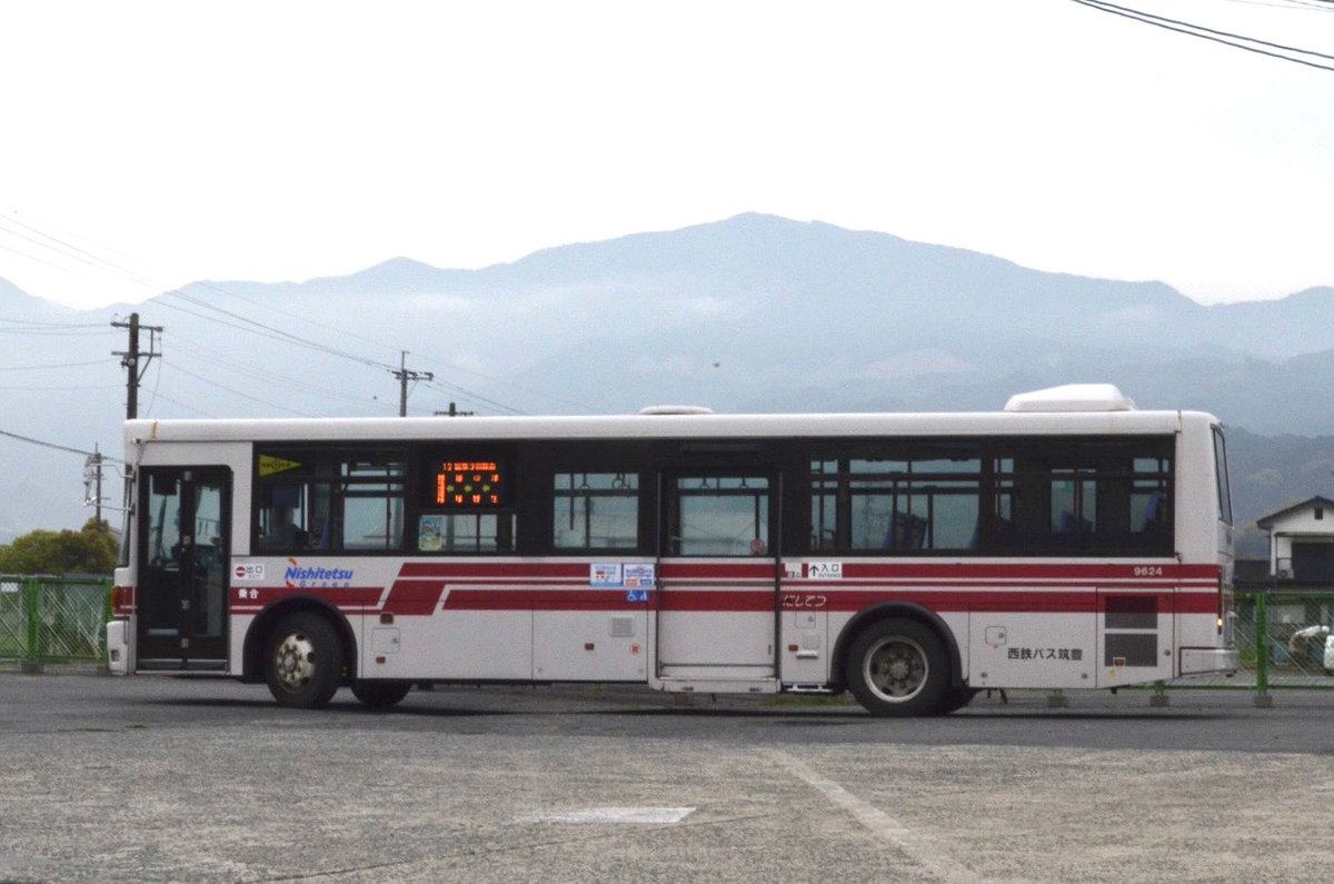飯塚9624 筑豊200か781 PK-JP360NAN/2007年式 竹下営業所より転属 初日