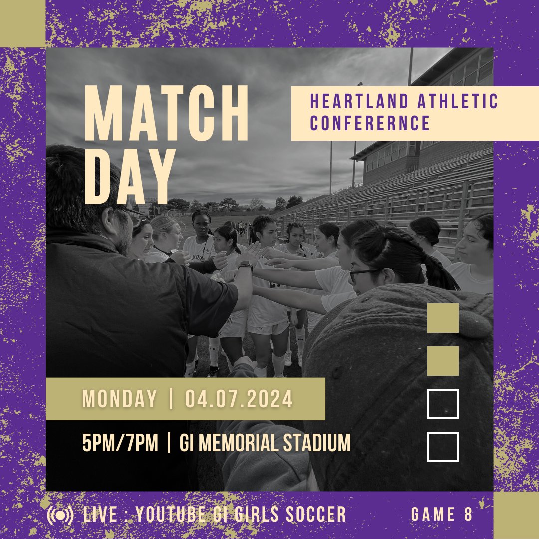 🚨MATCH DAY  
🆚Norfolk
⏰JV @ 5PM, Varsity @ 7PM  
🏟️GI Memorial Stadium
