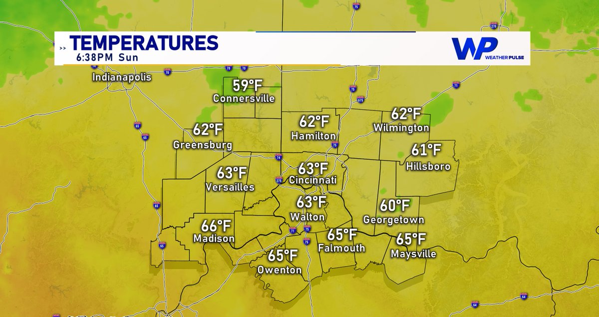 Great evening to take the dog on a walk! #inwx #kywx #ohwx #cincywx