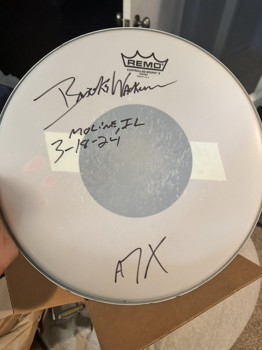 This beautiful head came in today 😍 
<a href="/brookswackerman/">brooks wackerman</a> <a href="/TheOfficialA7X/">Avenged Sevenfold</a>