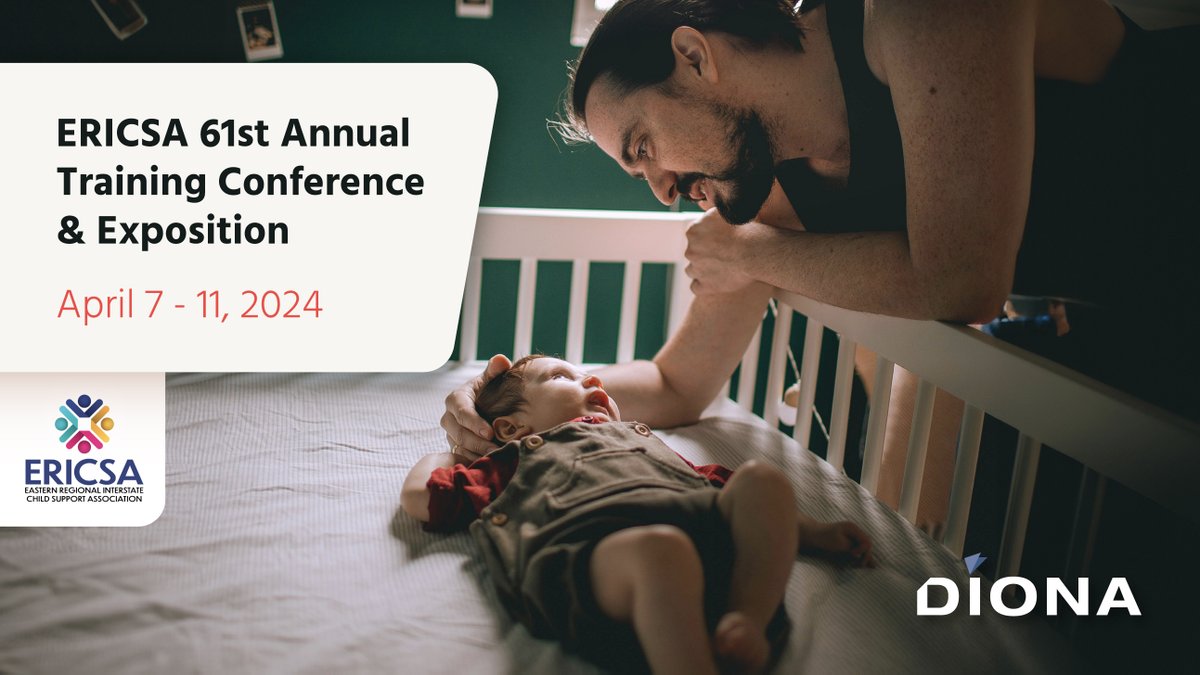DionaHHS's tweet image. Diona is proud to be attending and exhibiting at the EASTERN REGIONAL INTERSTATE CHILD SUPPORT ASSOC Annual Training Conference. We look forward to learning, connecting, and envisioning a brighter future for families. Stop by the booth to see us!
#ChildSupport #ClientSolutions