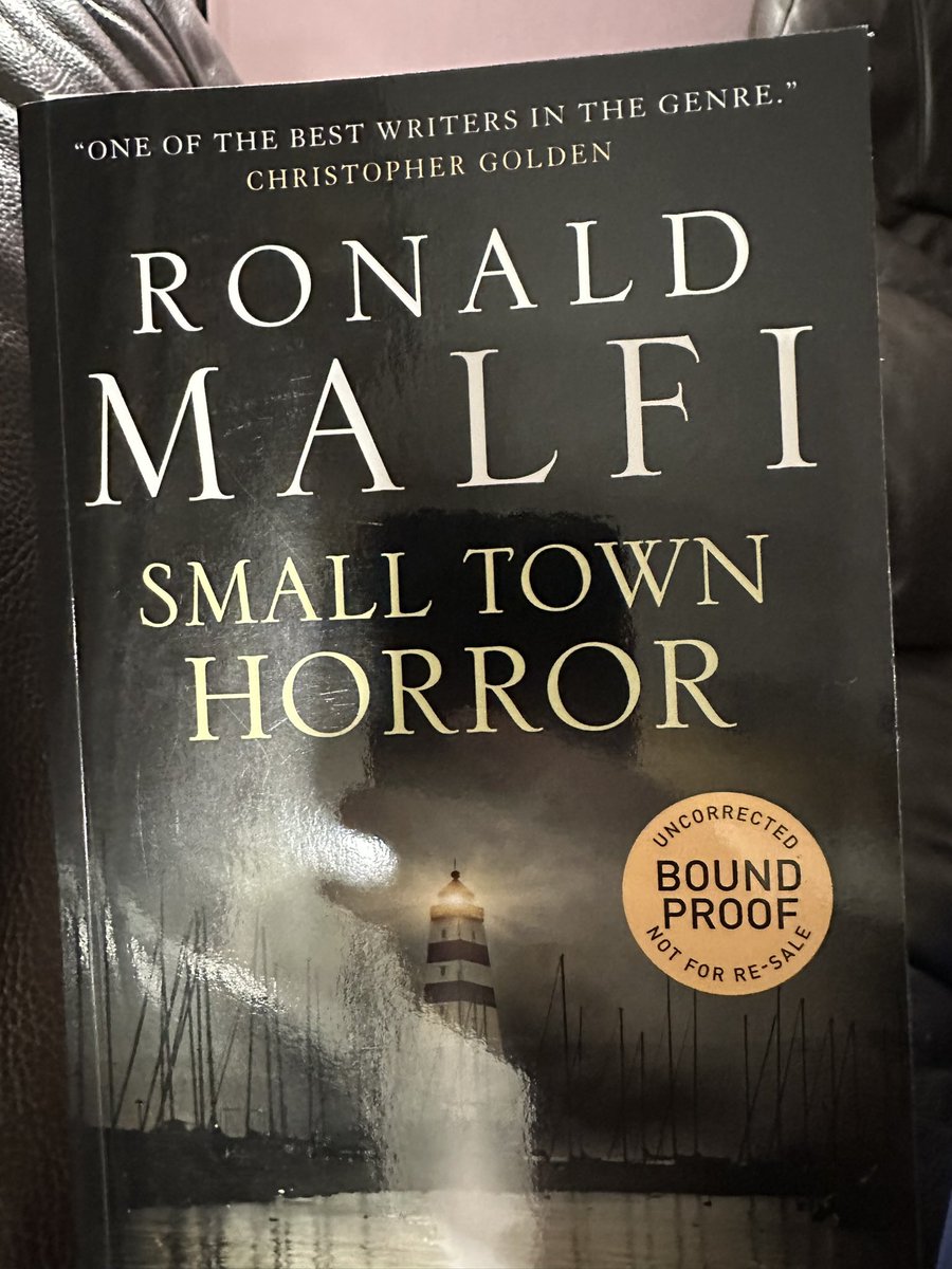 My new read: #SmallTownHorror by @RonaldMalfi, coming 4th June from @TitanBooks