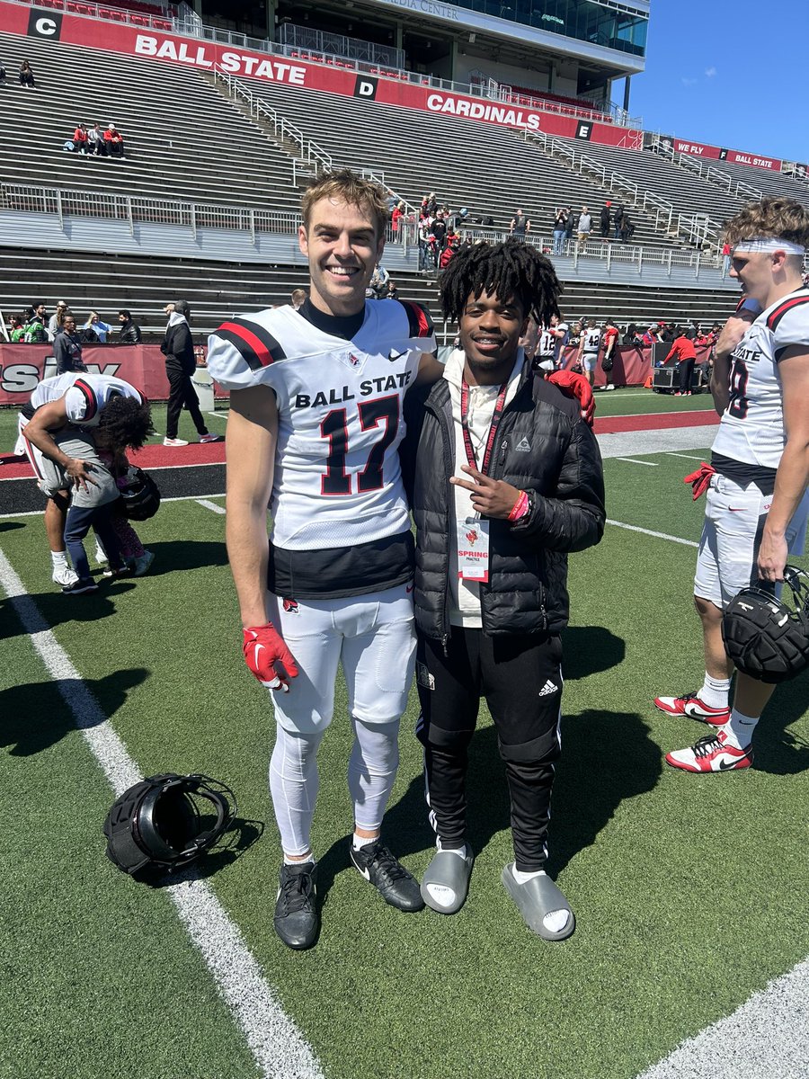 Had a great time at ball state yesterday thank you @CoachMillz_ & @coach_craig21