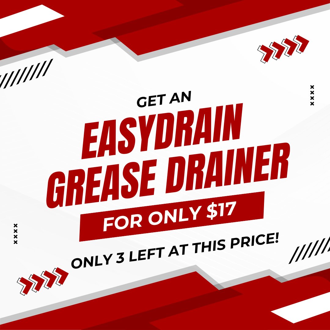 GetEasyDrain's tweet photo. Only 3 left at this price! Buy now at https://t.co/eOHNJy9Xt7 https://t.co/ttPT348jVD