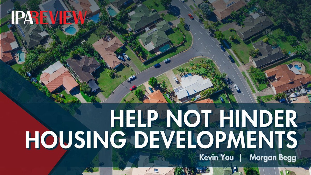 ‘High-density housing ought to be a last resort in a country as vast and sparsely populated as Australia.’ Kevin You & Morgan Begg explore Australia’s housing crisis in the IPA Review. #auspol #housing More: bit.ly/3U2wCeO