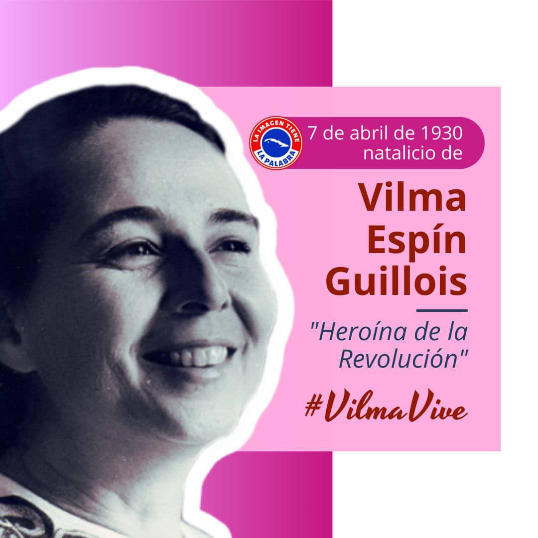 🌺🇨🇺 Vilma Espín, una de las flores eternas de la Revolución cubana. 

#VilmaVive