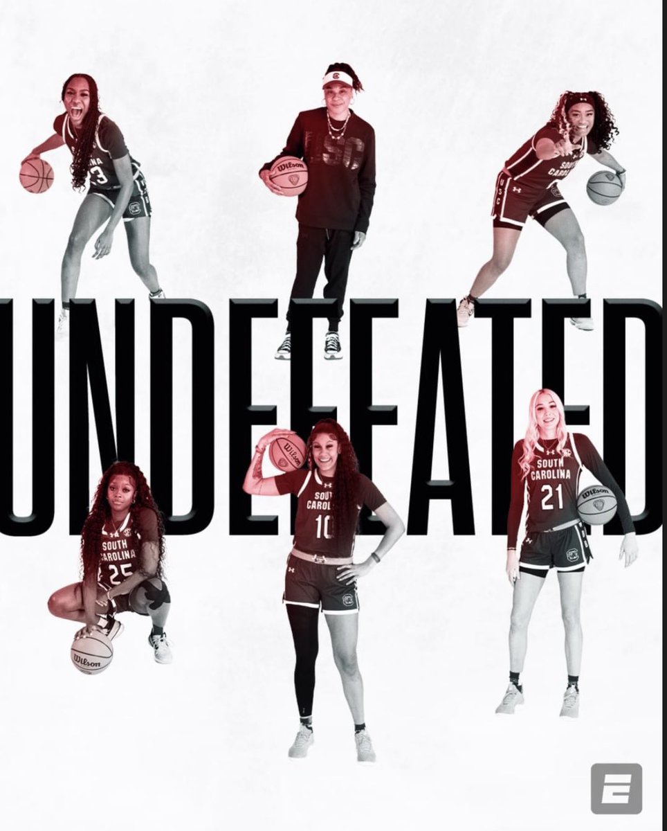Gamecocks 🤙🏾🫶🏾 #womensbasketball #2024Champs #UNDEFEATED