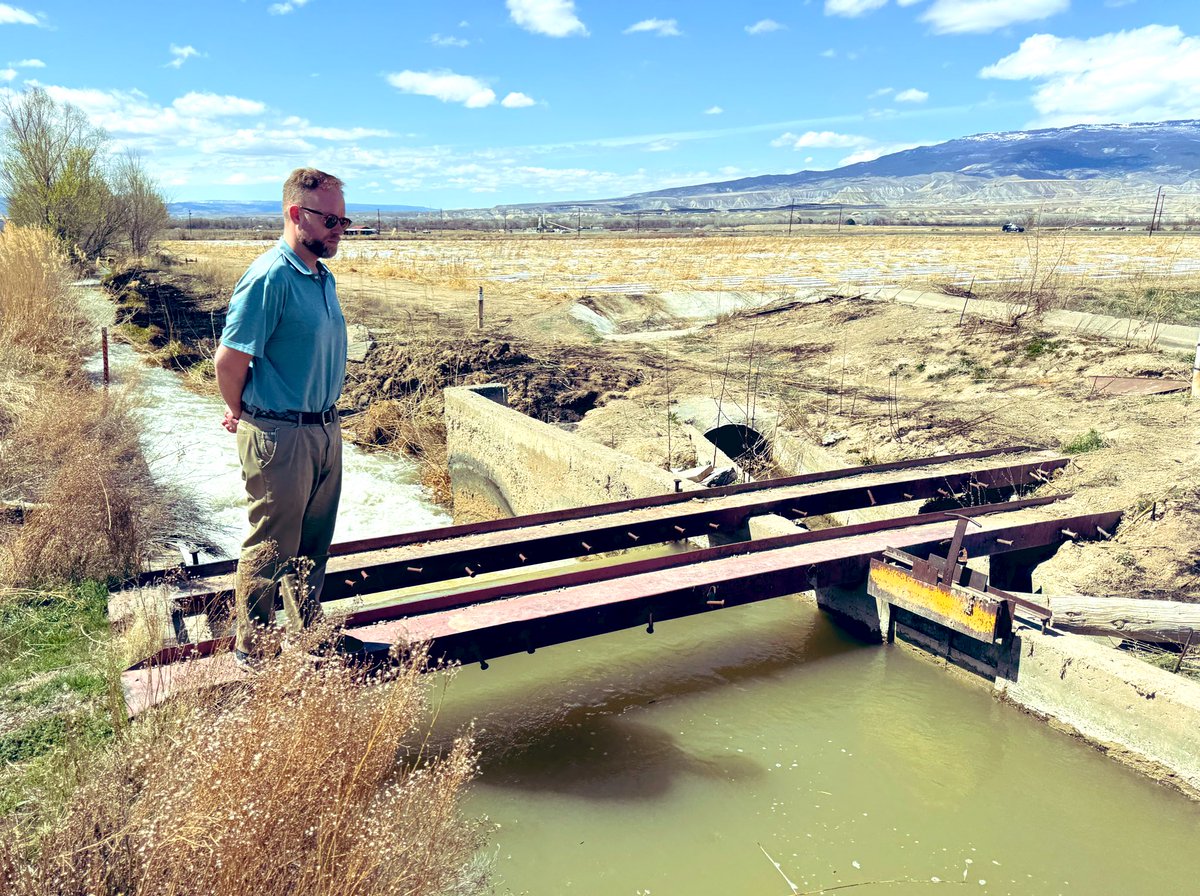 The lifeblood of Western Colorado has returned! #water #coleg #copolitics #farming #agriculture #westerncolorado #soperhd54