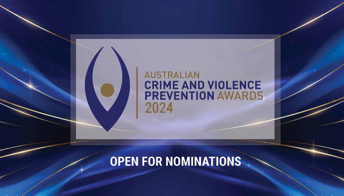 Nominations for the 2024 Australian Crime and Violence Prevention Awards are open to projects of all sizes, including smaller initiatives in local community groups. Nominations close in 2 weeks – aic.gov.au/acvpa #ACVPA2024