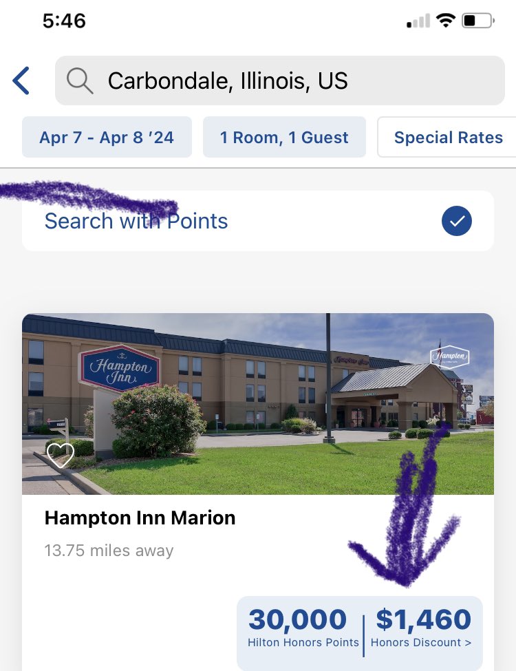But they have a free breakfast…<a href="/HiltonHotels/">Hilton Hotels</a> #Eclipse #Carbondale