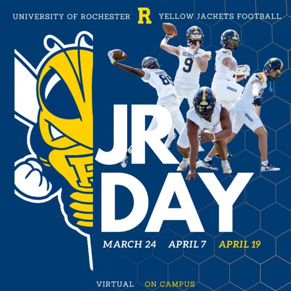 Big thank you to <a href="/IamcoacHHeav/">Jason Henshaw</a> and <a href="/UofRFootball/">Rochester Football</a> for the amazing virtual junior day. I learned a lot of incredible things about the program and the school!