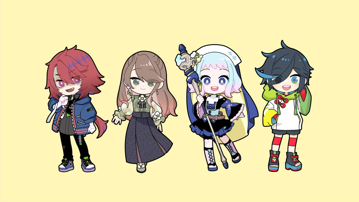 「イラストレーター/Live2Dデザイナーです。✦カラフルポップ、しっとりレトロ✦」|一束：イラスト＆Live2Dのイラスト