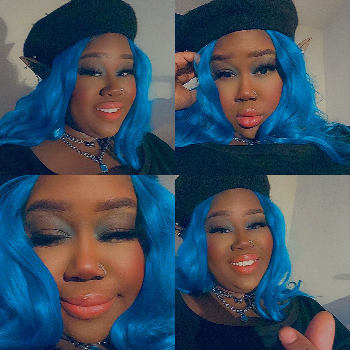 Atiny_Queenie's tweet photo. My official audition to be โAmericaโs Next Top Shorty in Blueโ ๐คญ๐๐
๐ง๐พโโ๏ธ๐ง๐พโโ๏ธ๐ฉถ๐ฆ๐ซง๐โจ๐ฉต๐ช #FaeBae #pt4 #bluesummer #butitsspringtho #SeonghwasFaeBae #bonjour https://t.co/y4nafYiG18