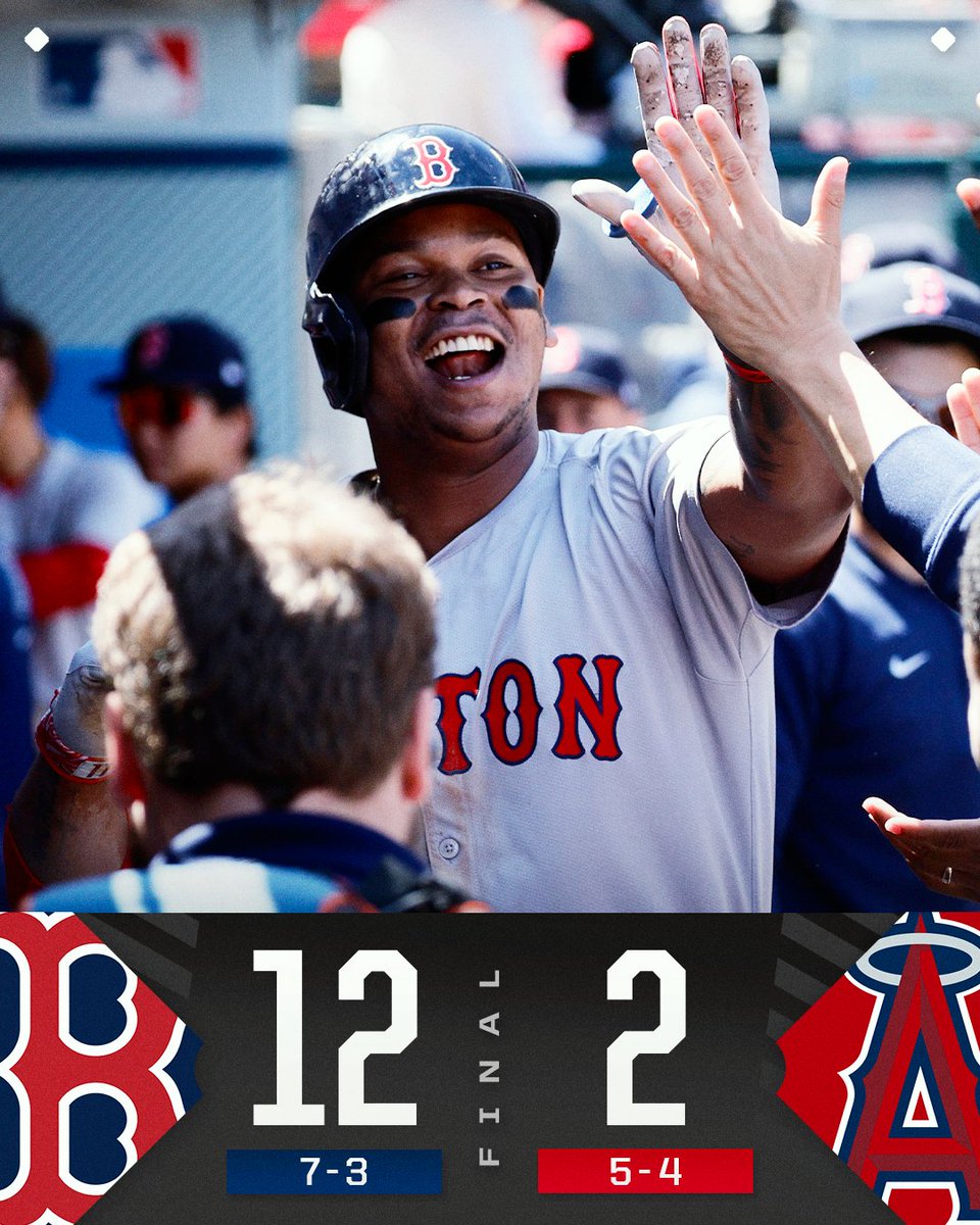 MLB's tweet photo. The @RedSox are headed home after winning 7 of 10 out west! https://t.co/PjLZXI0iJ6