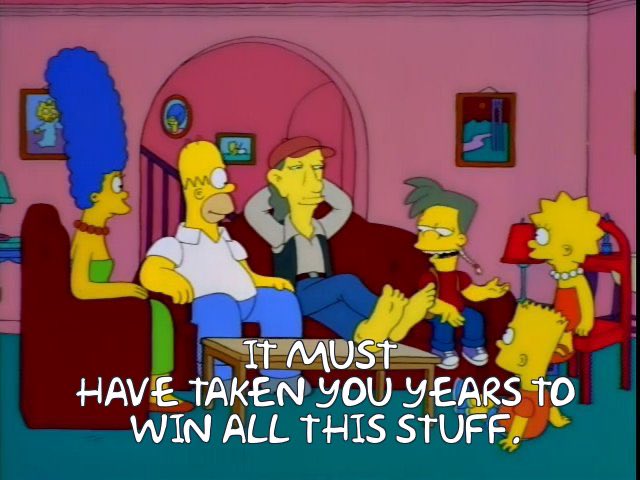 SimpsonsOnX's tweet photo. I love this joke, they don’t know how life works when removed from a carnival https://t.co/zOQ1r9ibWR