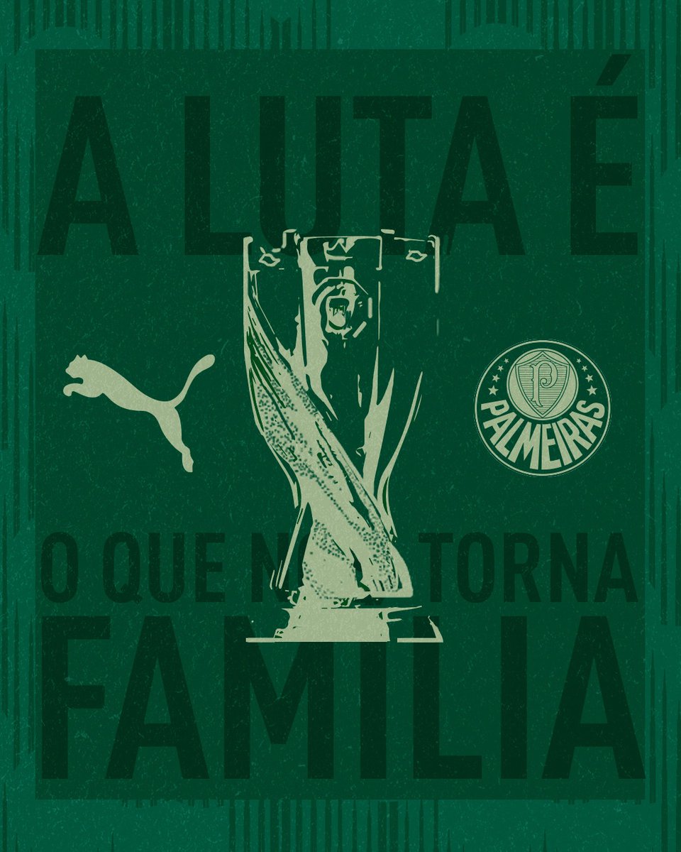 #OQueNosTornaFamília é vibrar a cada glória e lutar com garra até o apito final. 💚 A camisa mais bonita do mundo já é também campeã!  🏆 Celebramos mais uma juntos! @Palmeiras #AvantiPalestra #ForeverFaster