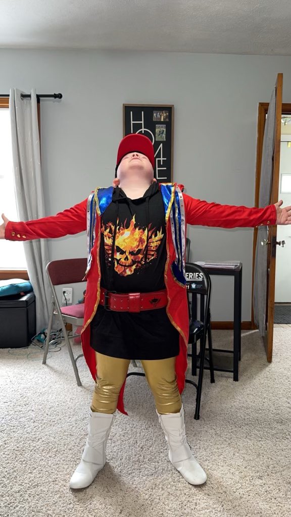 BrockGrayD's tweet photo. @CodyRhodes IT IS time to finish the story! Can’t be there in person! But we are ready to root from afar! Can’t wait to see you live again holding that belt! @WWE @WrestleMania #WRESTLEMANIA #FinishTheStory https://t.co/soQ3pVntE2