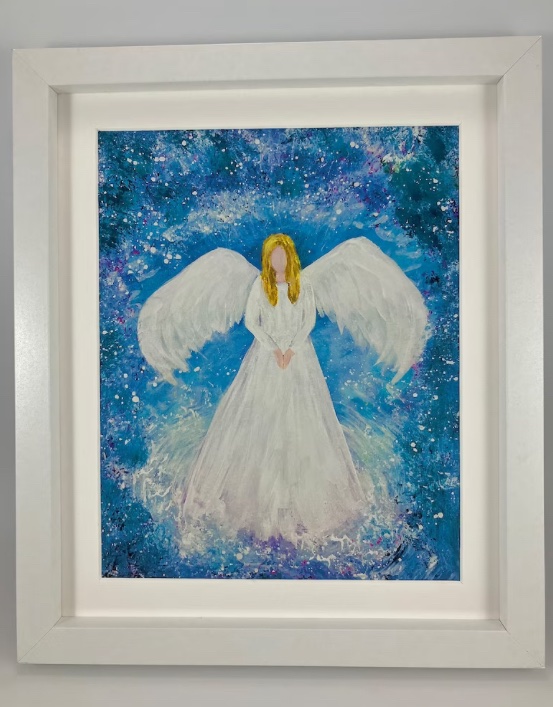 🌟Celestial Angel original art print 🌟 #earlybiz #mhhsbd #elevenseshour #firsttmaster etsy.com/uk/listing/159…