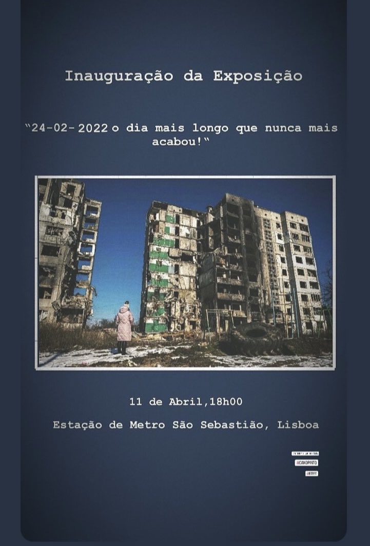 O metro de Kiev é abrigo para milhares de ucranianos na fuga aos mísseis. O metro de Lisboa abre portas à exposição fotográfica de David Araújo. 2 anos de guerra e tanto que testemunhamos na Ucrânia. ⁦@info_ara⁩ #war #ukraine