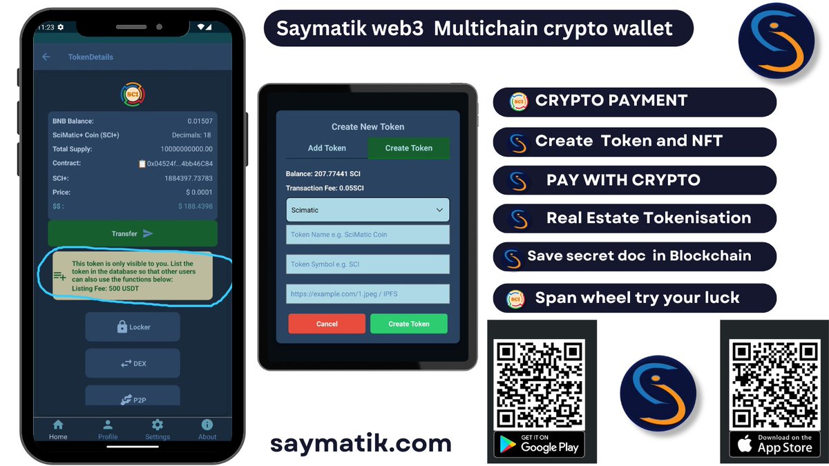 Shop smarter and safer in the digital era with Saymatik Web3.0 Wallet’s decentralized payment options. 🛒 #CryptoShopping #SecurePayments #BlockchainSecurity #DigitalCurrency