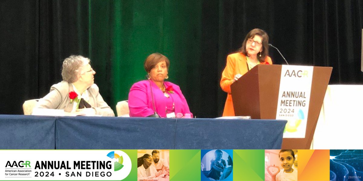 Last night, @AACR_CEO Margaret Foti and President-Elect Patricia LoRusso joined AACR Women in Cancer Research Council Chair Beverly Lyn-Cook and other WICR members to celebrate the 25th anniversary of #AACRWICR at #AACR24.