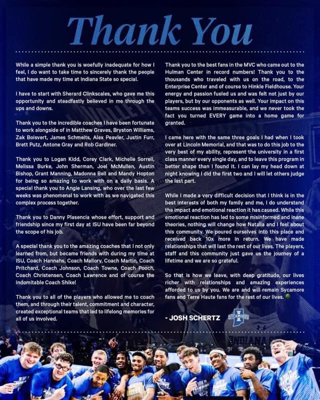 From Coach Schertz
