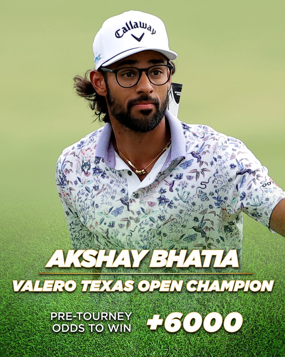 Akshay Bhatia wins the Valero Texas Open in playoff fashion! 👏