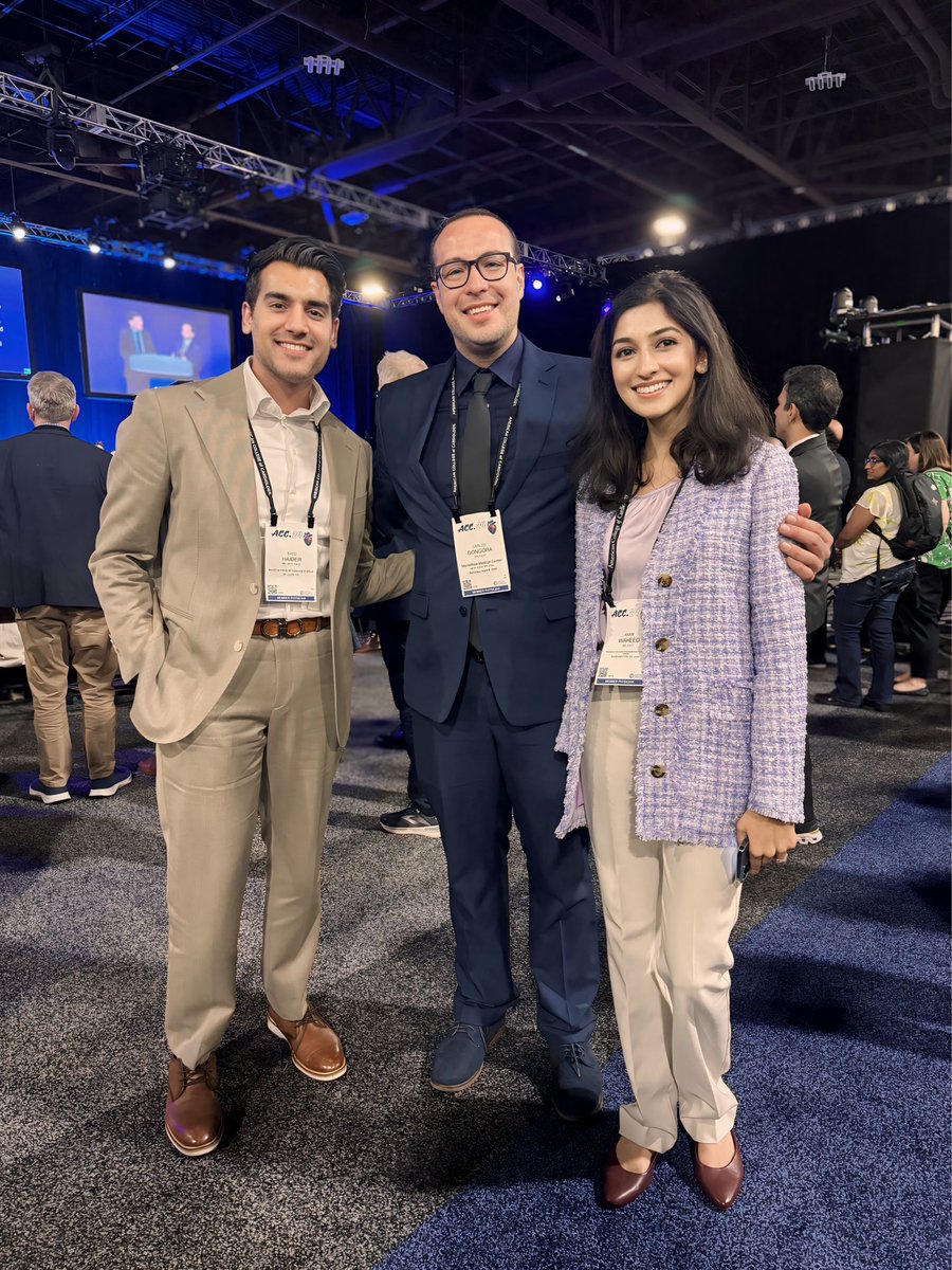 Syed Waqas Haider, MD, MPH, FACC (@waqashaidermd) on Twitter photo Day #2: going strong with these rockstars #ACC2024 🫀 🔥 <a href="/ACCinTouch/">American College of Cardiology</a> <a href="/AnamWaheed05/">Anam Waheed, MD</a> <a href="/CarlosGongoraMD/">Carlos Gongora, MD FACC</a> Day #2: going strong with these rockstars #ACC2024 🫀 🔥 <a href="/ACCinTouch/">American College of Cardiology</a> <a href="/AnamWaheed05/">Anam Waheed, MD</a> <a href="/CarlosGongoraMD/">Carlos Gongora, MD FACC</a>