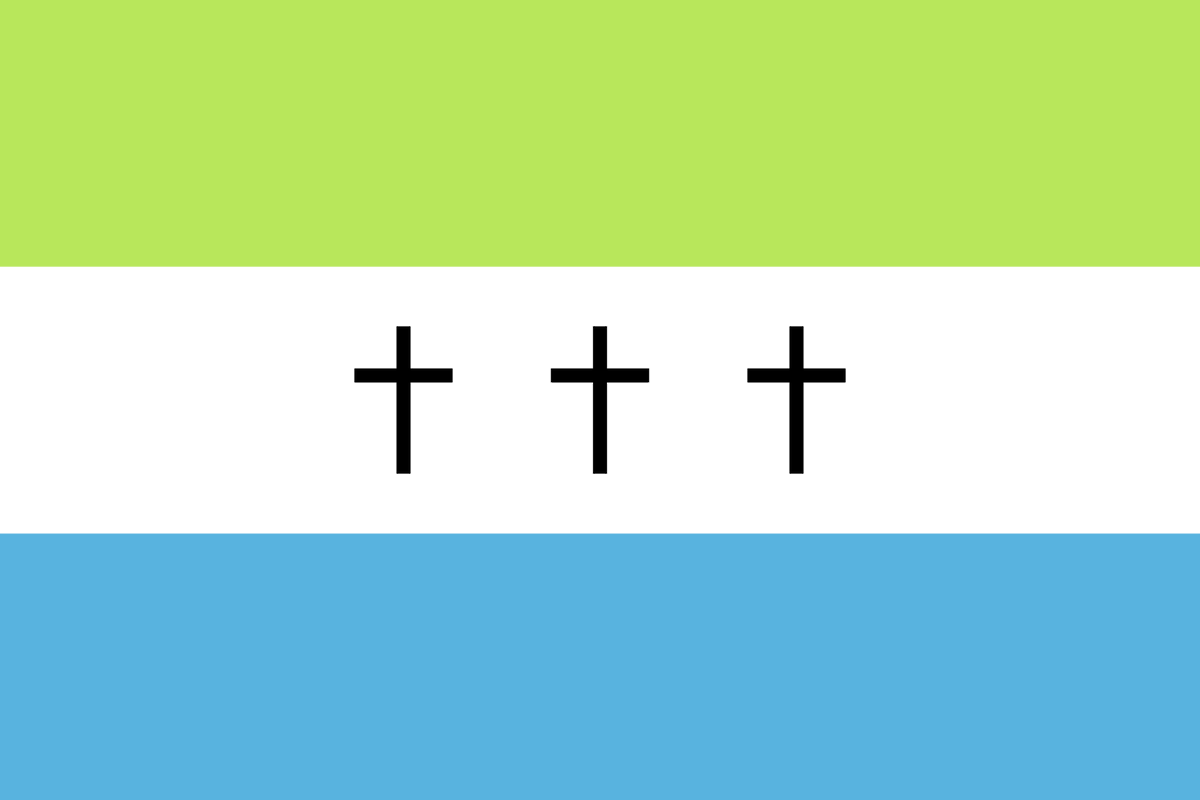 Flag of Montmeló, Catalonia