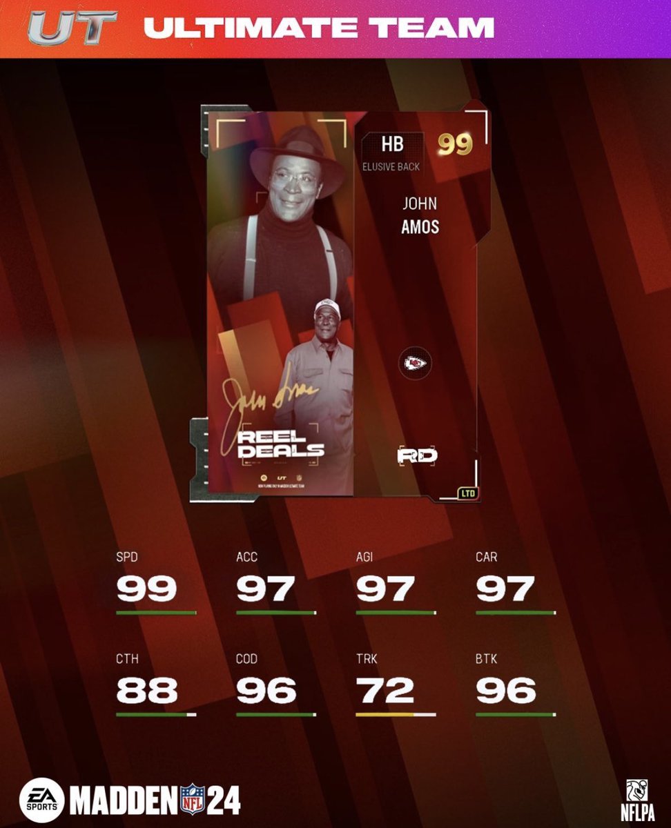 BoredApeMuse's tweet image. Coming home to the chiefs TT tomorrow 😈 Sold nightmare for a sweet 1.7 million @EA @EASPORTS_MUT #mut24