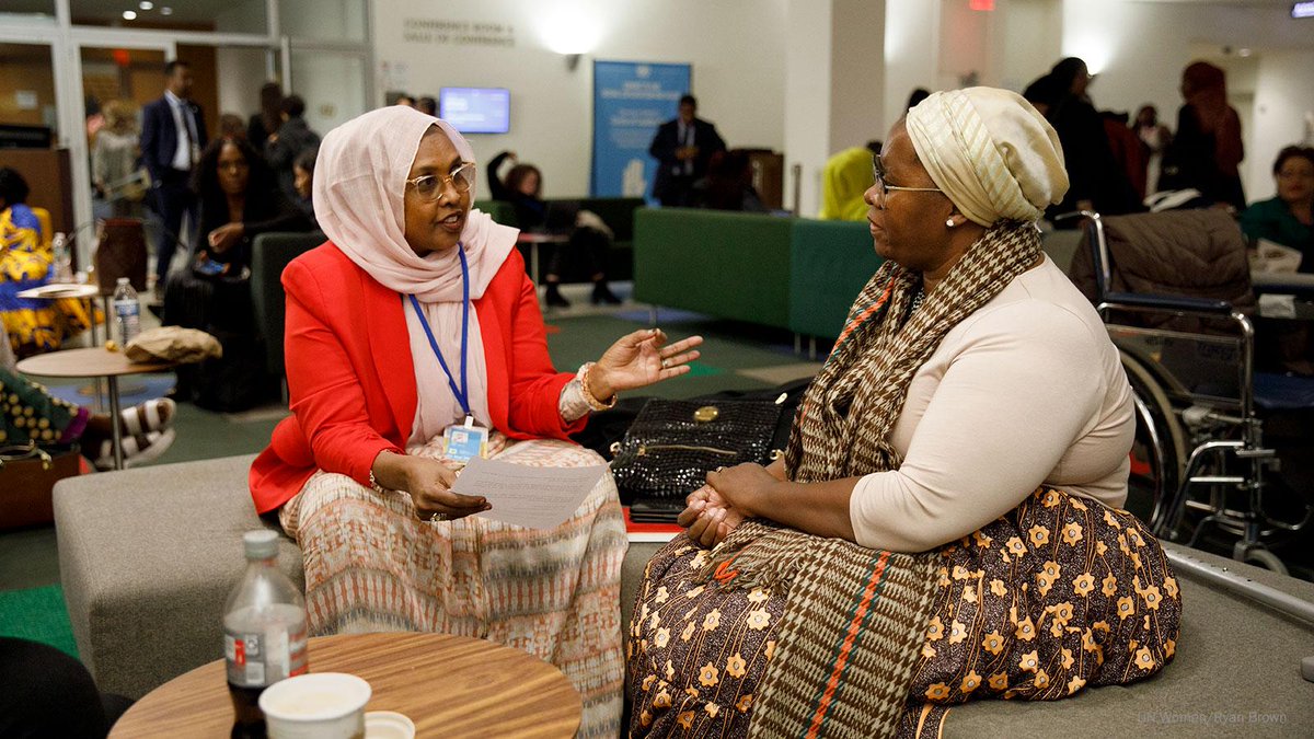 It was an honour to meet with Hon Minister of Gender Affairs of Somalia during #CSW68. Such a wide ranging conversation from women in leadership & decision making; ending #VAWG, #childmarriage & #fgm. Ultimately its about peace, laws& policies, resources, & communities