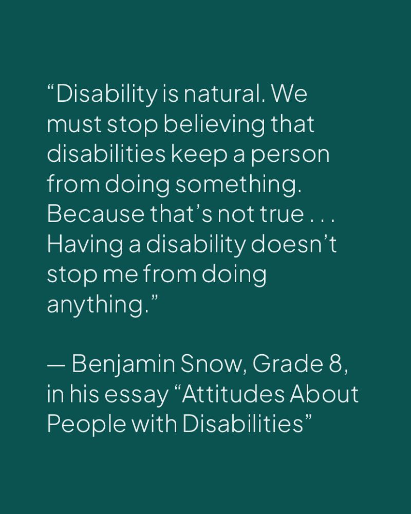 This is powerful, but most importantly, true. 💜 

#DisablingAbleism #20thapril2024 #booklaunch #xploresciencediscoverycentre #CountdownToLaunch