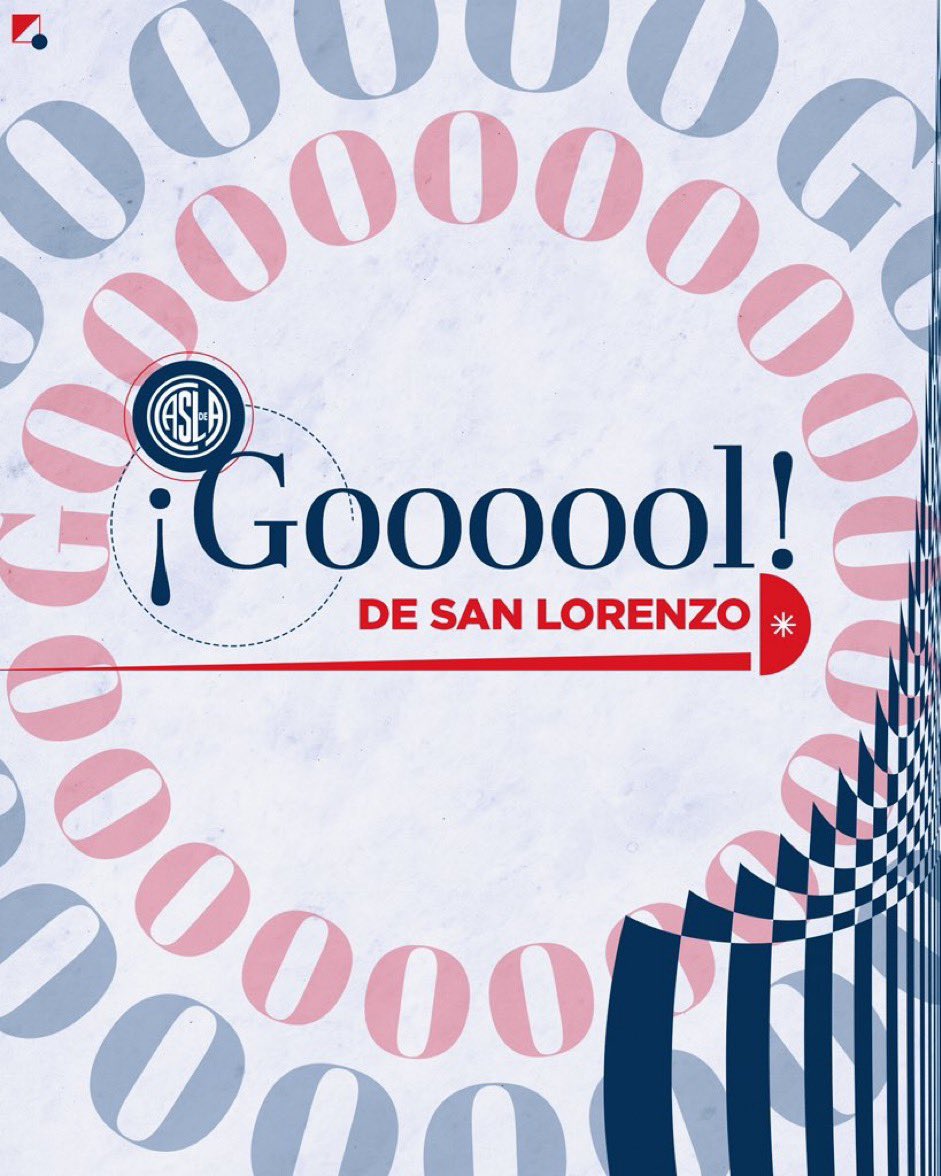 PT 16’ ¡Goool del Ciclón! Lo convirtió Del Rey.

⚽ #SanLorenzo 2 -  Glorias 1

#VamosCiclón 🔵💪🔴