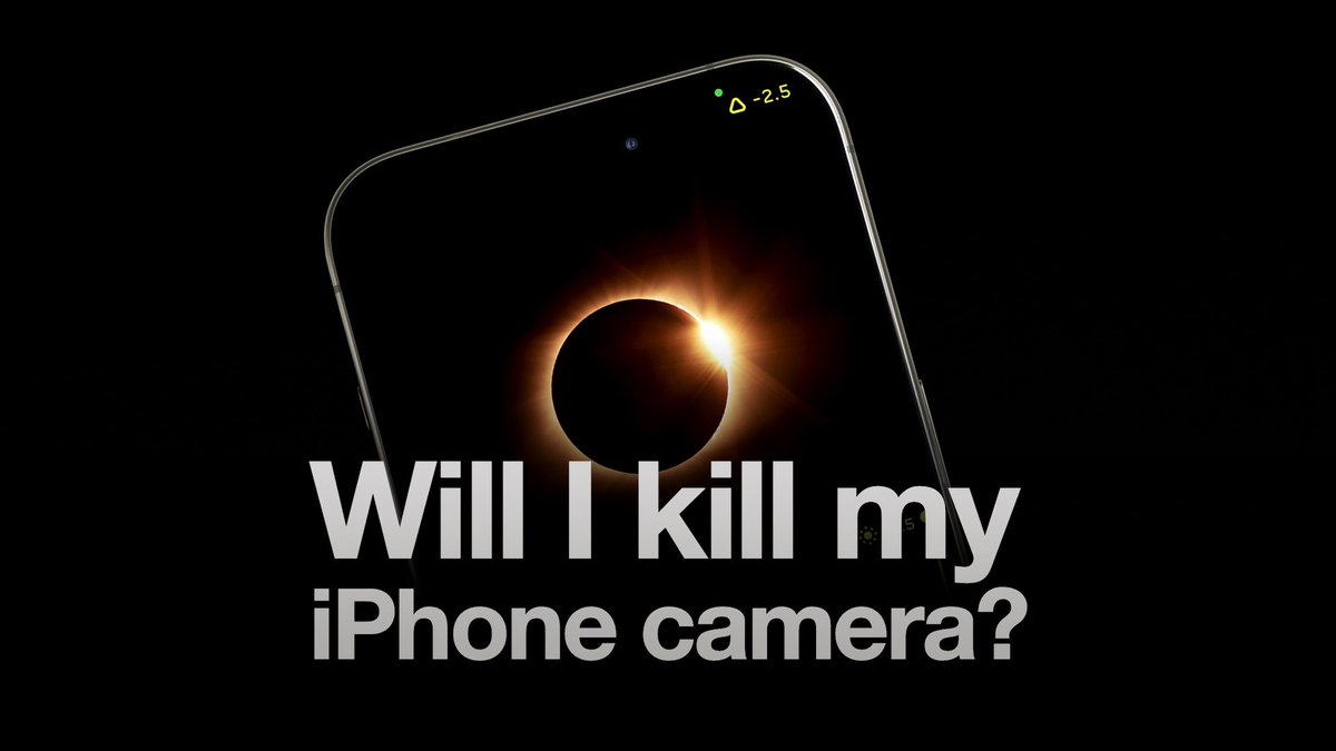 No, you won’t kill your camera shooting the eclipse.