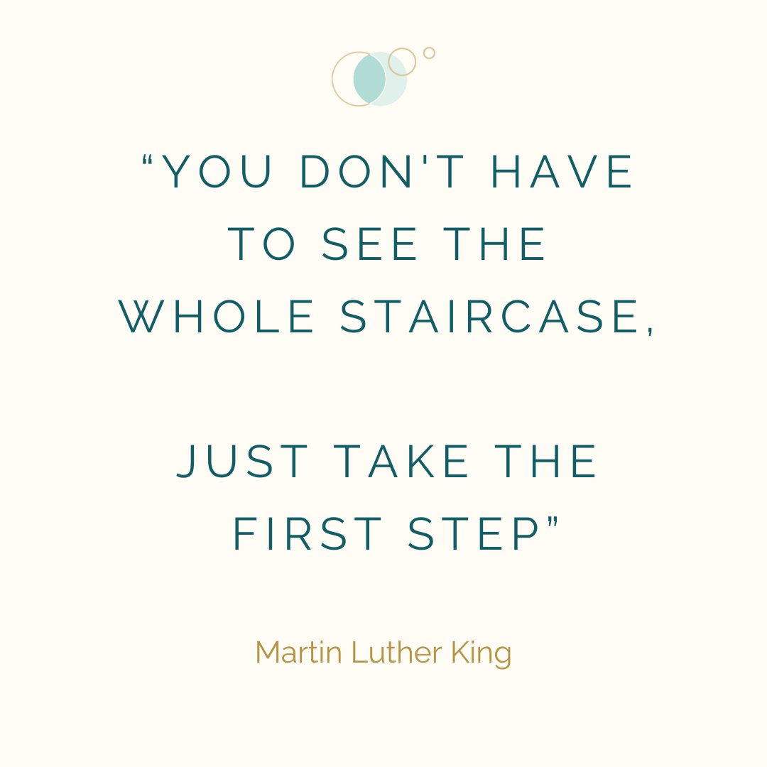 It's Monday - just take one step at a time.​​​​​​​​
​​​​​​​​
#Mondaymotivation #mindfulpractice #mindfulness #corporatewellness #workwellnessintoyourworkday