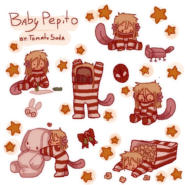 He is still a baby kk so here's just a Pepito :]
#eggsfanart #Pepito #pepitofanart