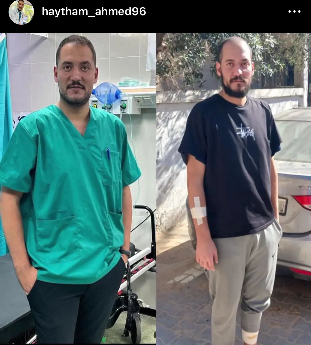 Dr. Haytham Ahmed, an emergency medical doctor from Gaza, was finally released after 50 days of detention.