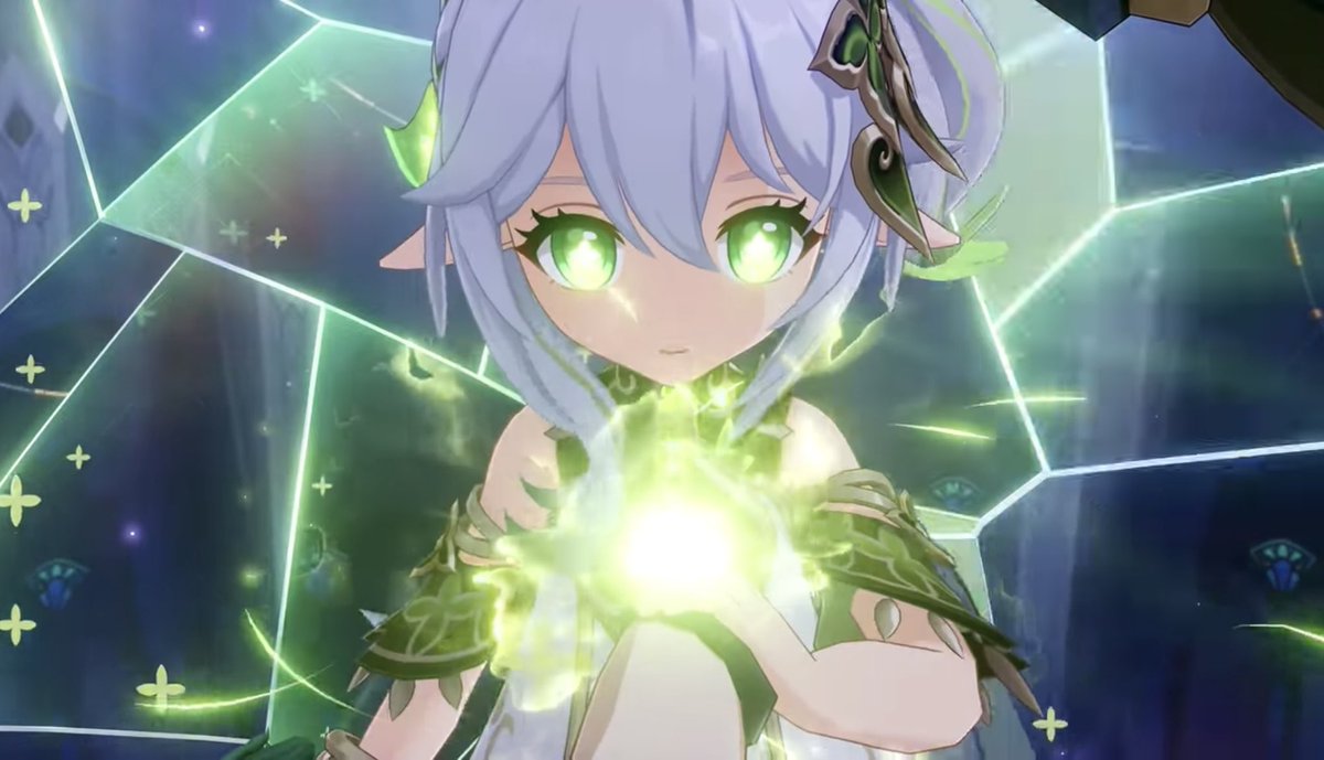 nacchanyan's tweet photo. LRT

out of everyone in Sumeru right now, he's the one who witnessed Nahida's divine form by his own eyes ... tasted her power even

and he was also saved, twice, by her blessings

#scrhd https://t.co/aw5gpgs9D7