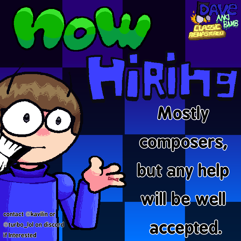 TeamDNBCR's tweet photo. We are now hiring! (Art by: @SasukePlayGame1 ) https://t.co/ETXav4ziJk