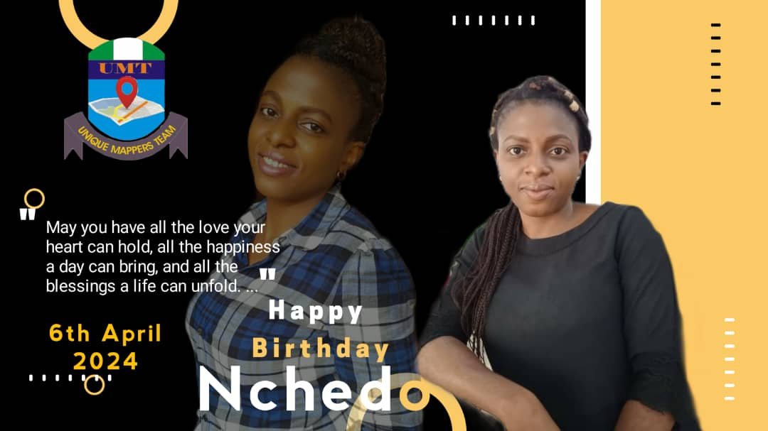 Happy birthday UMT Capacity Lady and Lecturer May the LORD give you a birthday no man can afford to give.Wishing you best of your new year ahead 🙏 @uniquemappers @VictorS60596921 @SciStarter @citscmonth @TomTom @sotmnigeria @hotosm #OneMillionActsofScience