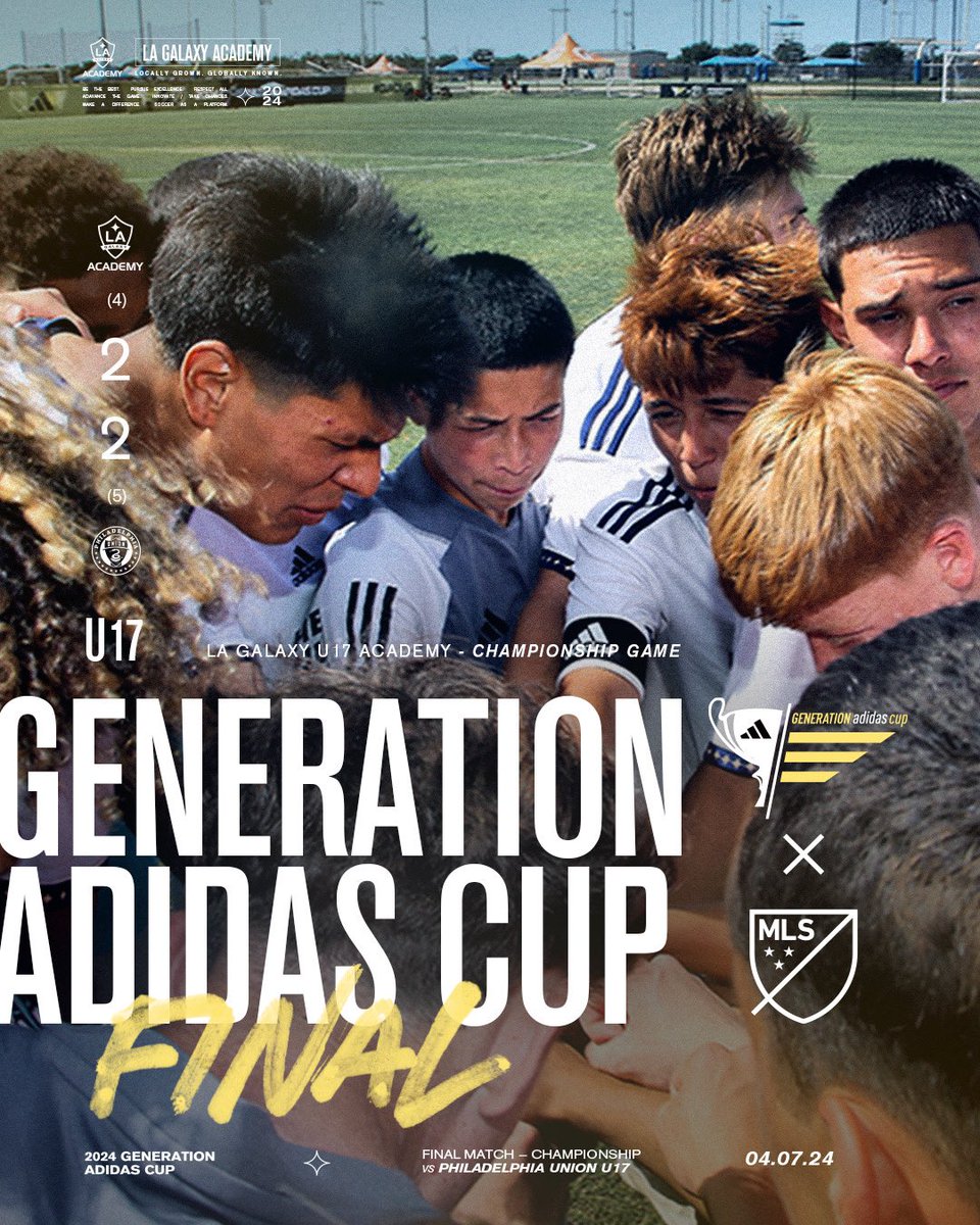 Proud of the hard work our guys put in at the Generation Adidas Cup 👏✨