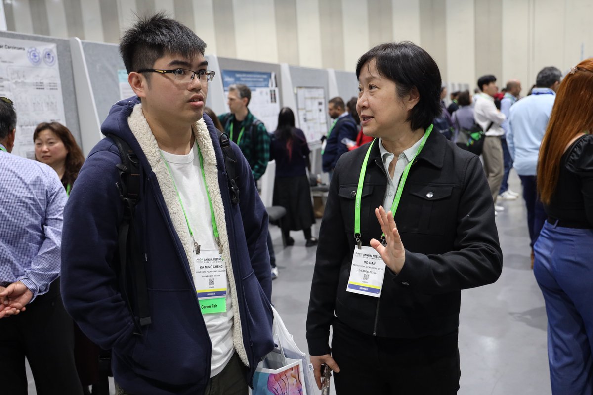 Bo Han, Ph.D., <a href="/KeckMedicineUSC/">Keck Medicine of USC</a> researcher and collaborator with <a href="/JoseTrevinoMD/">Jose G. Trevino MD</a>, shared findings from studying how pancreatic cancer-derived organoids impact muscle fiber and energy consumption, ultimately leading to cachexia. #AACR24