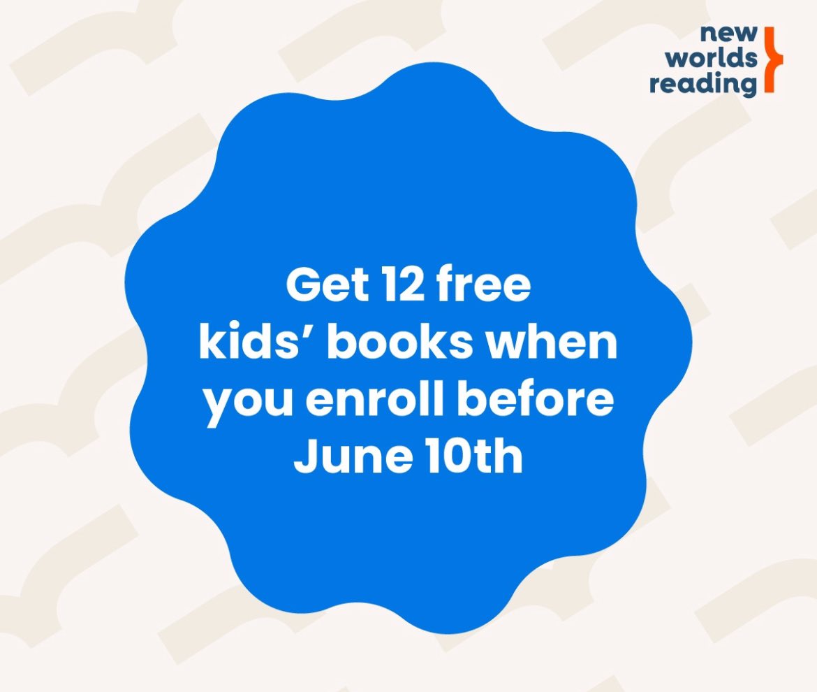 Time is running out! Register for your child to receive FREE books through the #NewWorldInitiativeProgram! Deadline is June 10th and get 12 free books! 📚 @SuptDotres @MDCPSCentral @MDCPS newworldsreading.com/fl/en/enrollme…
