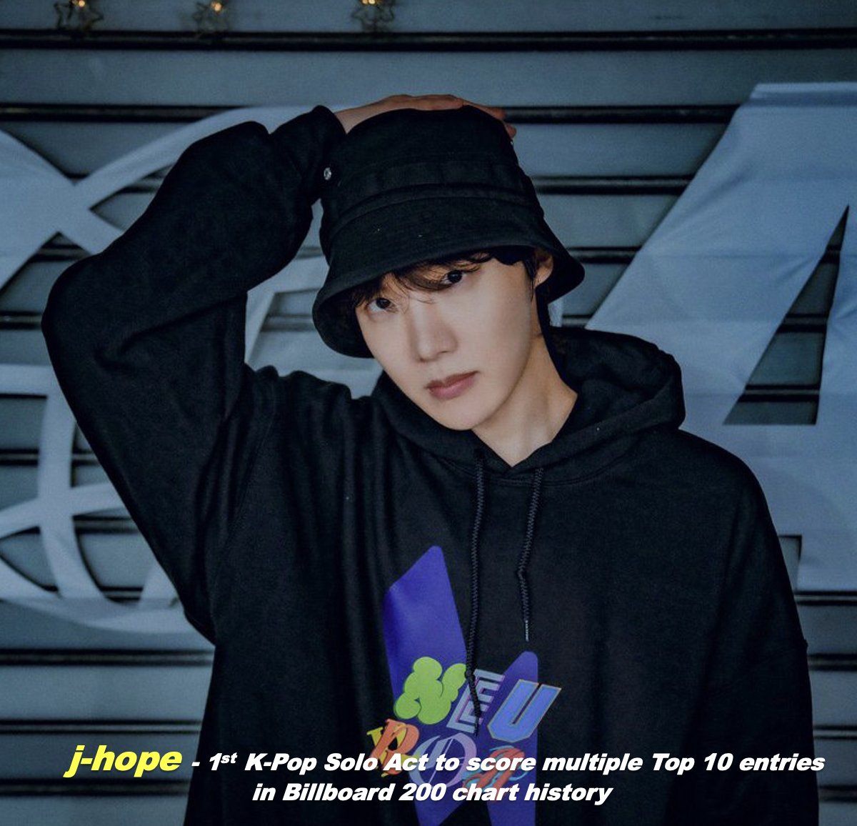 J-Hope makes history, becoming the 1st K-Pop Solo Artist to score multiple Top 10 entries on the Billboard 200 as 'Hope on the Street Vol. 1' debuts at #5 on this week's chart! 💪1⃣🇰🇷👨‍🎤✖️2⃣💿📈🇺🇸2⃣0⃣0⃣🔝🔟🐐🔥👑🤎 5⃣ HOPE ON THE STREET VOL.1 6⃣ JACK IN THE BOX…