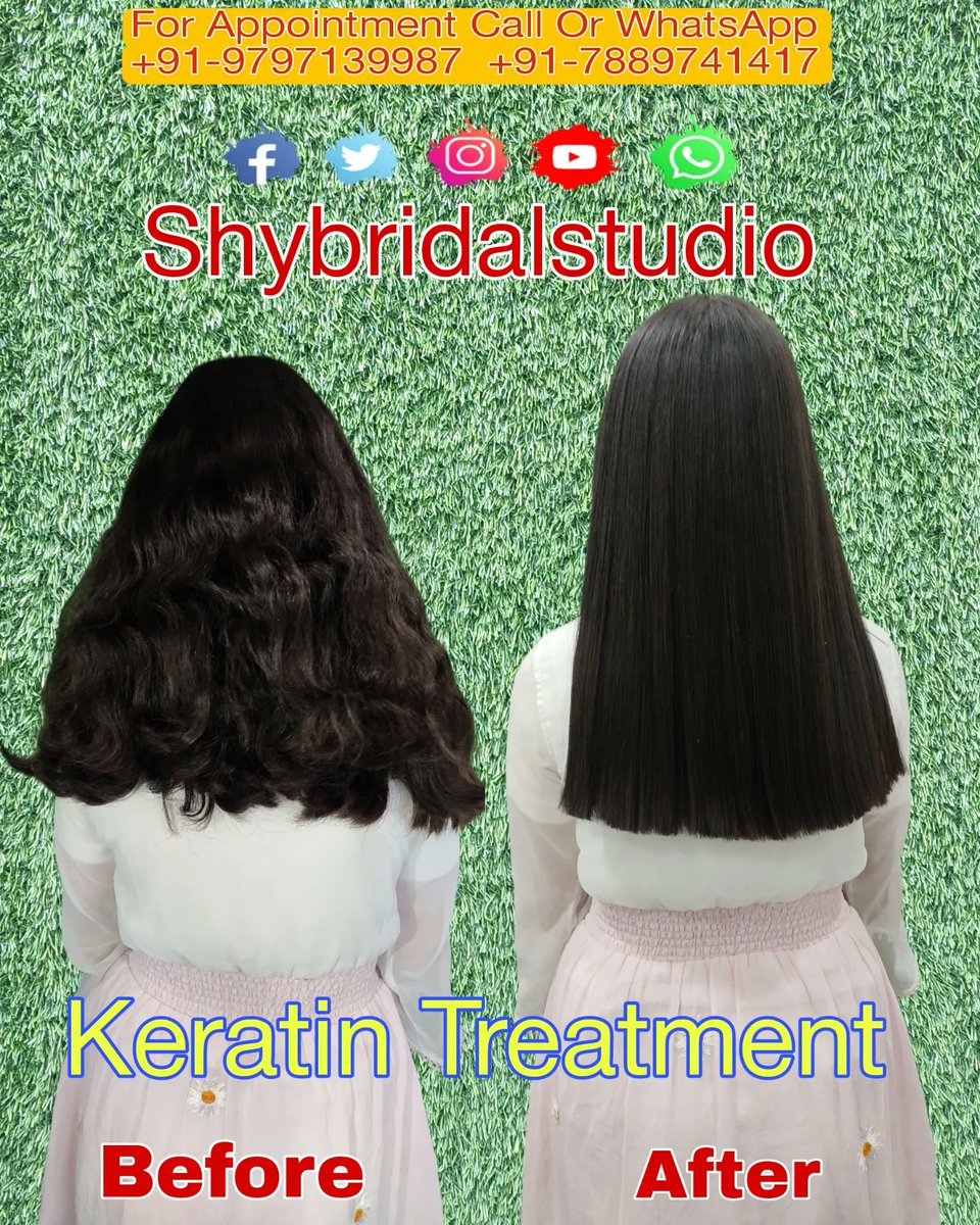 Live a hair without frizz.  Keratin Treatment offers the perfect balance - control frizz while keeping your beautiful hair healthy. Discover a smoother, more defined look today.

Keratin Treatment Any Length Rs. 1599/-

Book Your Appointment Today
📱+91-9797139987

 @GKhair