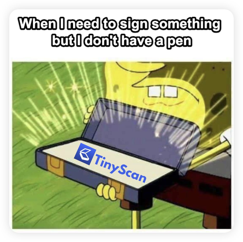 TinyScanner_app's tweet image. Scan anything anywhere with TinyScan😉